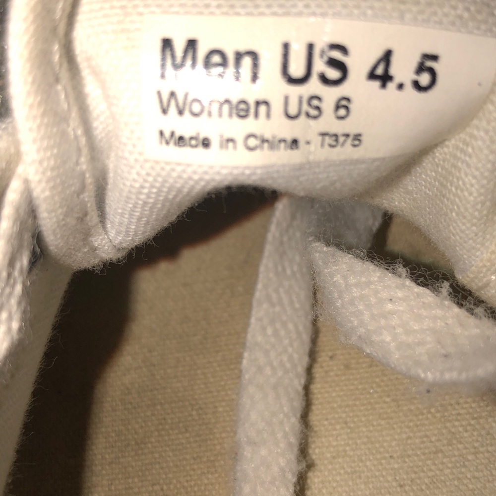 Women’s Silver Glitter Vans - Picture 4 of 4
